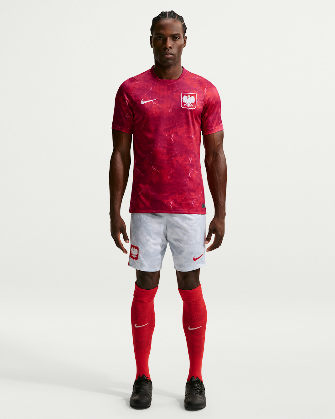 Primera equipación Stadium Polonia 2026 Pantalón corto de fútbol Replica Nike Dri-FIT - Hombre - Blanco/Field Silver/Sport Red
