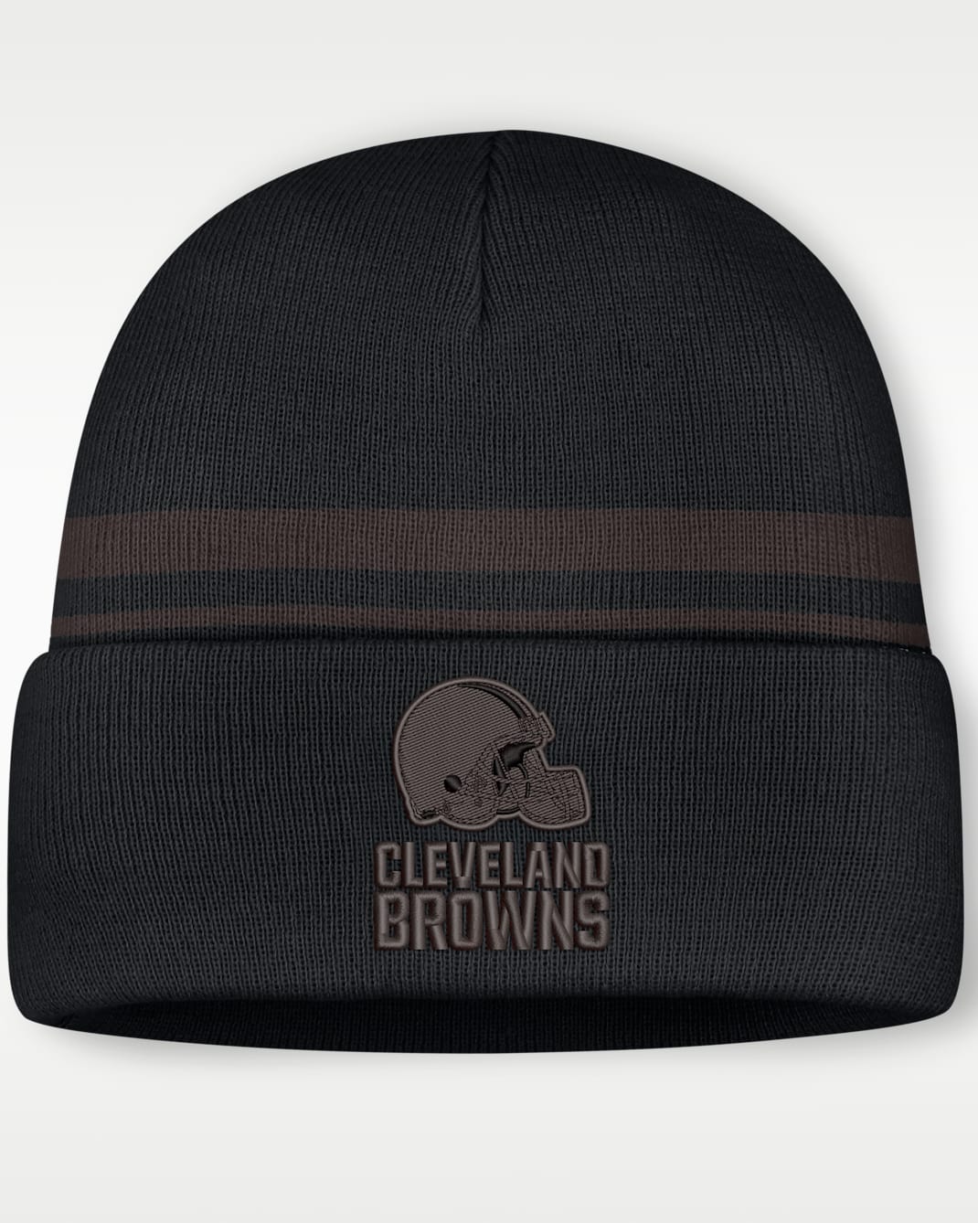 Gorro con dobladillo Nike de la NFL para hombre Cleveland Browns Primetime Utility - Negro