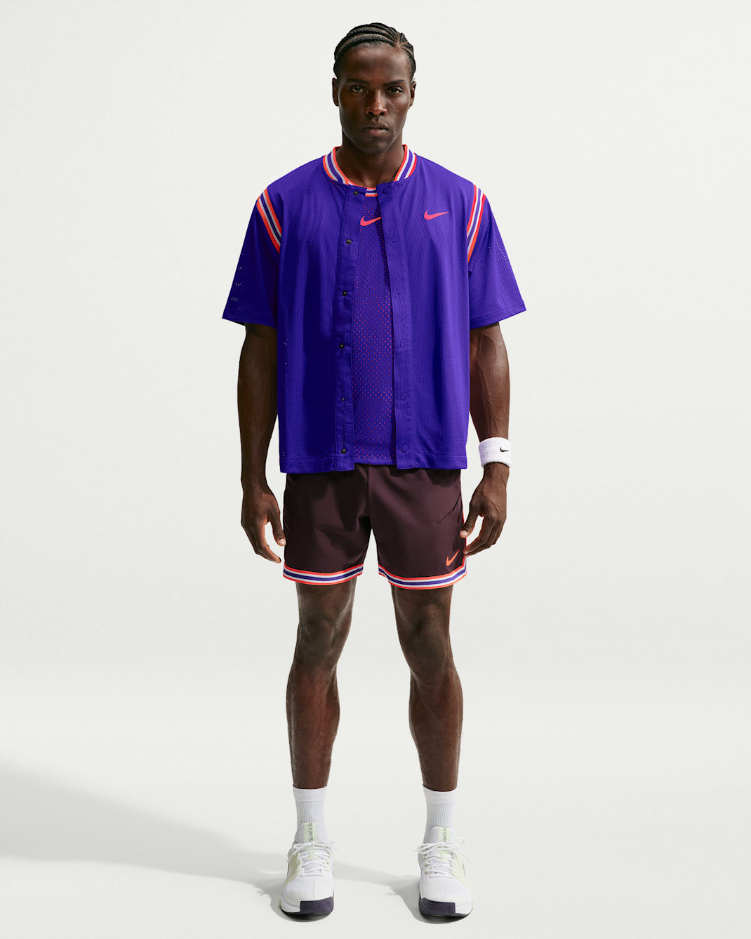 NikeCourt Slam Men's Dri-FIT Button-Up Tennis Top