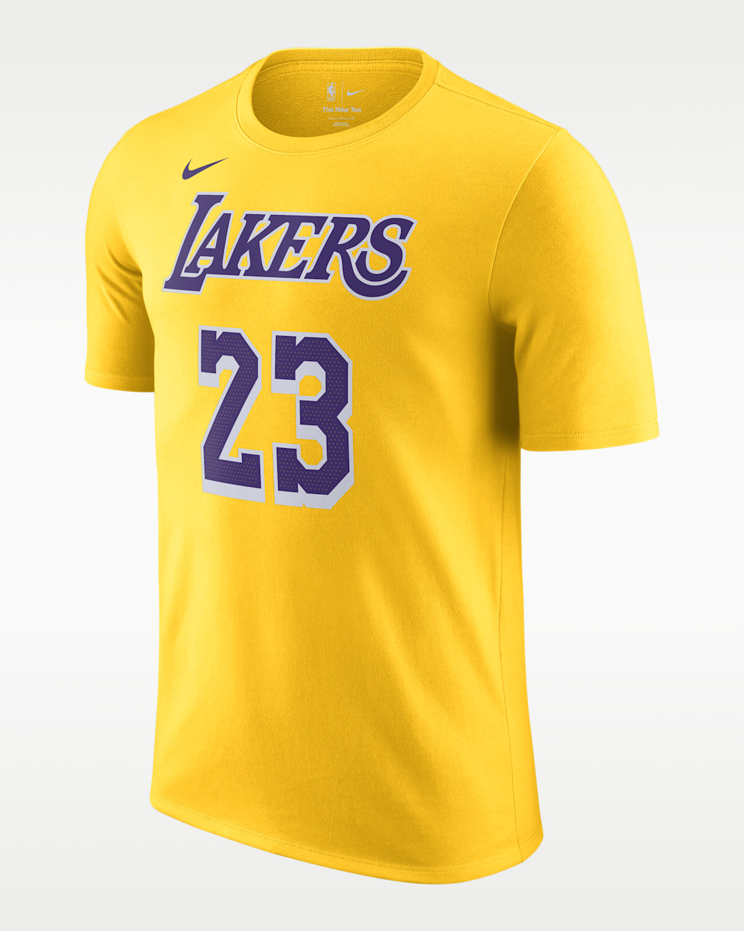 Ανδρικό εμπριμέ T-Shirt Nike NBA Λος Άντζελες Λέικερς - Amarillo