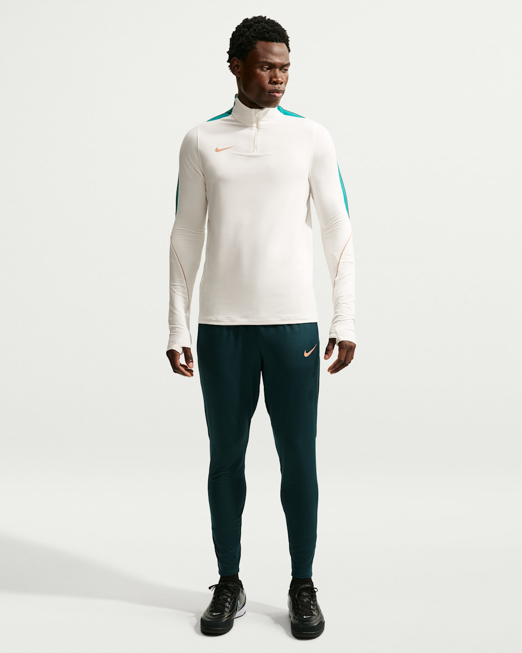 Nike Strike Men's Dri-FIT Soccer Pants - Midnight Spruce/Rio Teal/Elemental Gold/Metallic Gold