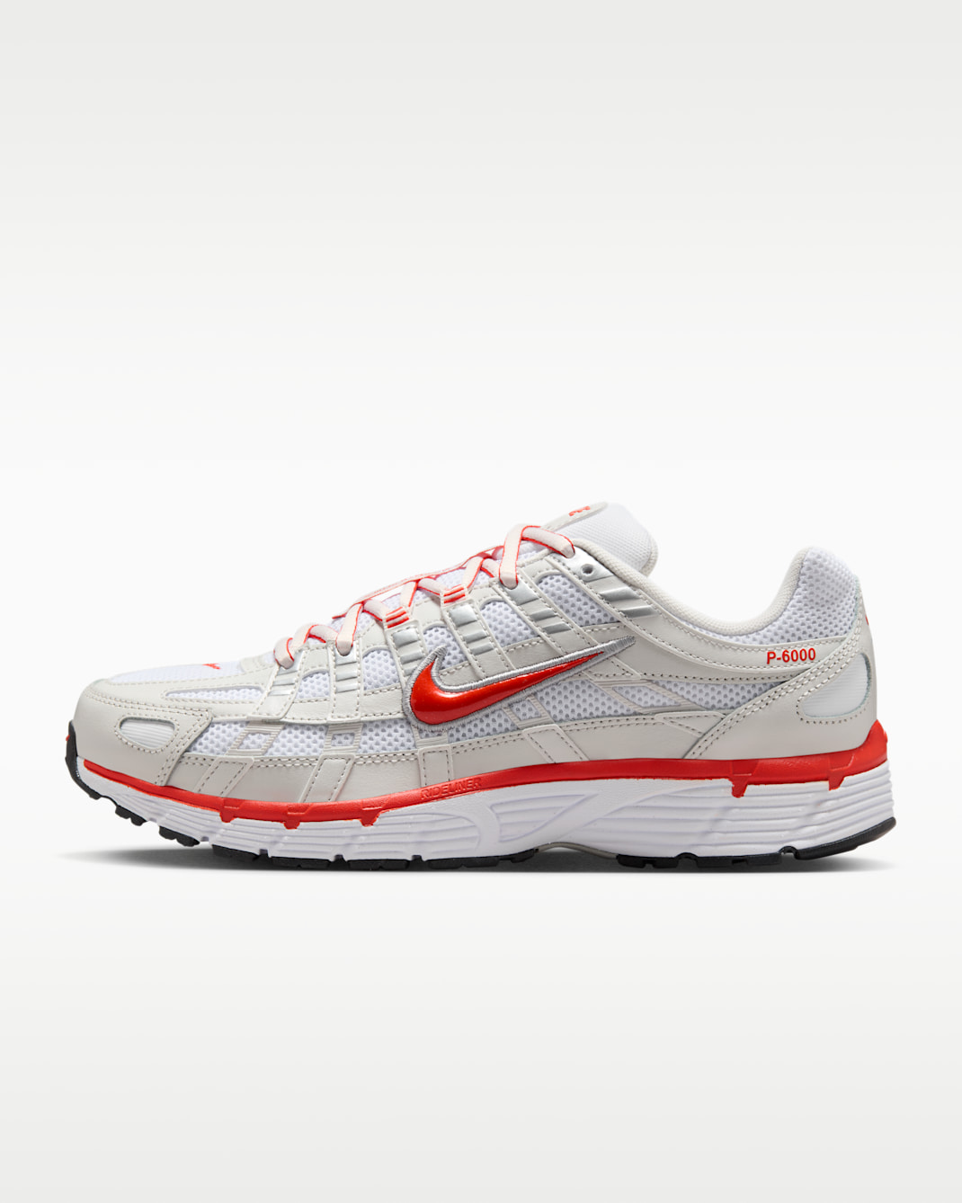 Nike P-6000 Women's Shoes - White/Platinum Tint/Black/Picante Red