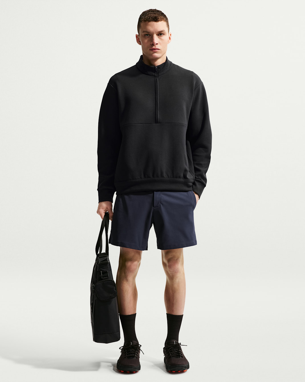 Nike 24.7 PerfectStretch Dri-FIT shorts til herre (15 cm) - Obsidian/Svart/Dark Obsidian