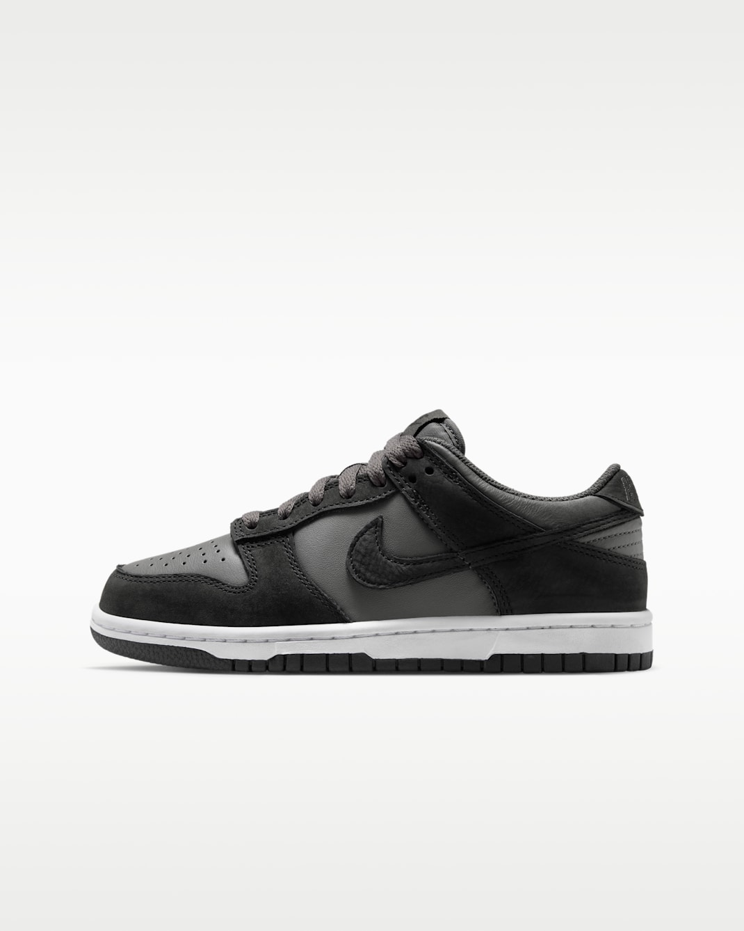 Nike Dunk Low SE Big Kids' Shoes - Medium Ash/White/Black