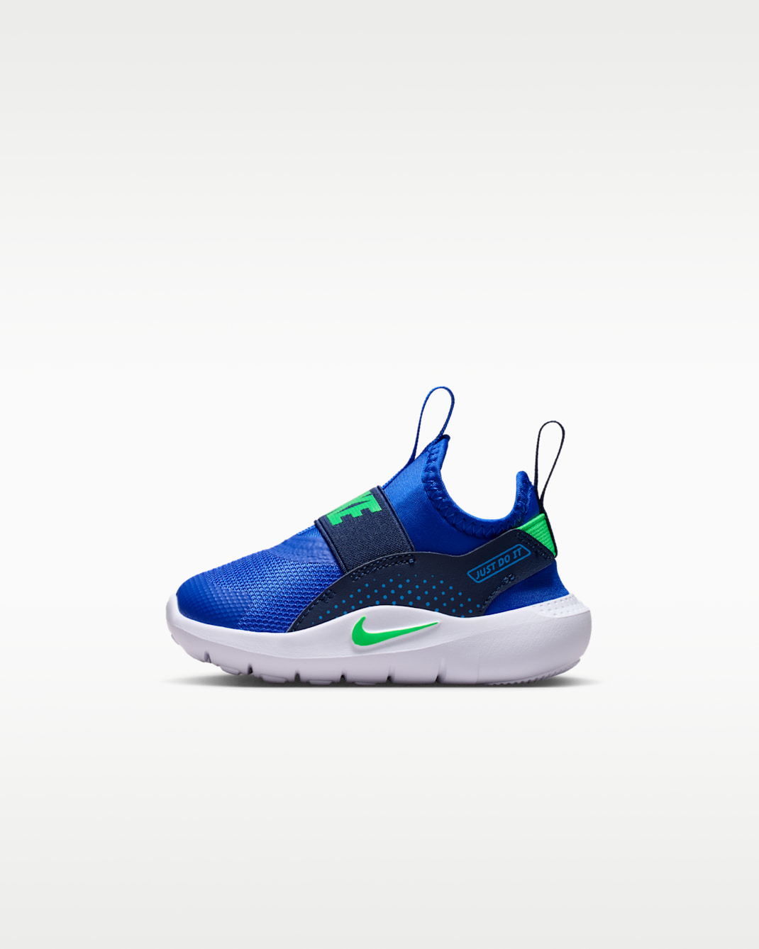 Nike Flex Runner 4 Baby/Toddler Shoes - Racer Blue/Midnight Navy/Aurora Blue/Illusion Green