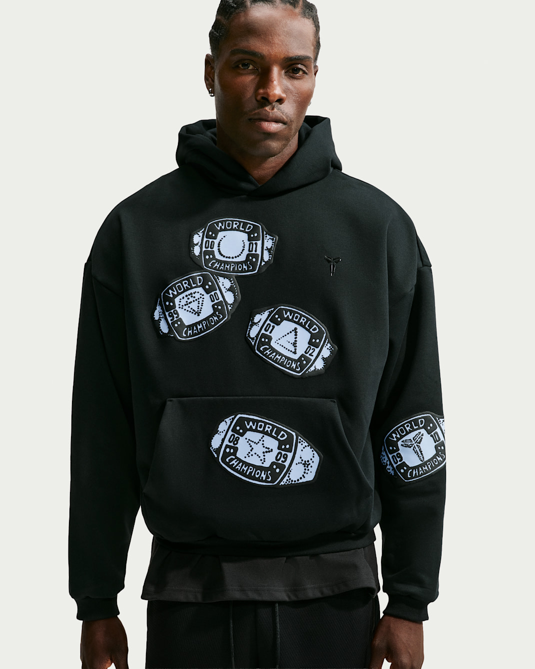 Sweat à capuche de basket Therma-FIT Kobe Nike Standard Issue pour homme - Noir/Noir