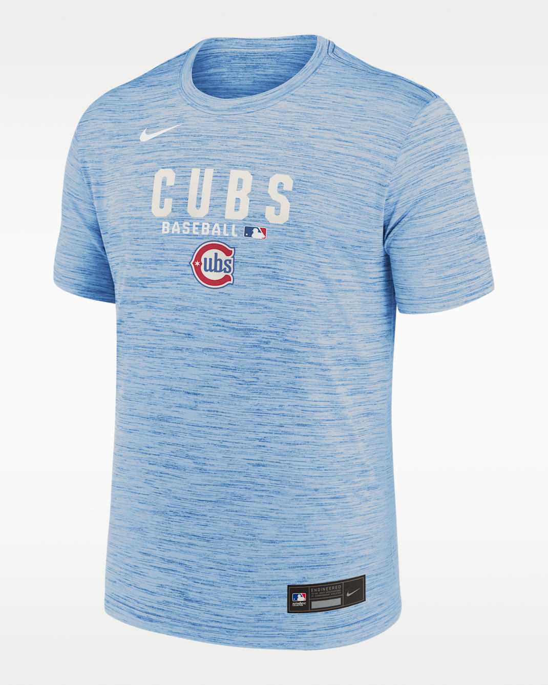 Chicago Cubs Authentic Collection Men's Nike Dri-FIT MLB T-Shirt - Light Blue