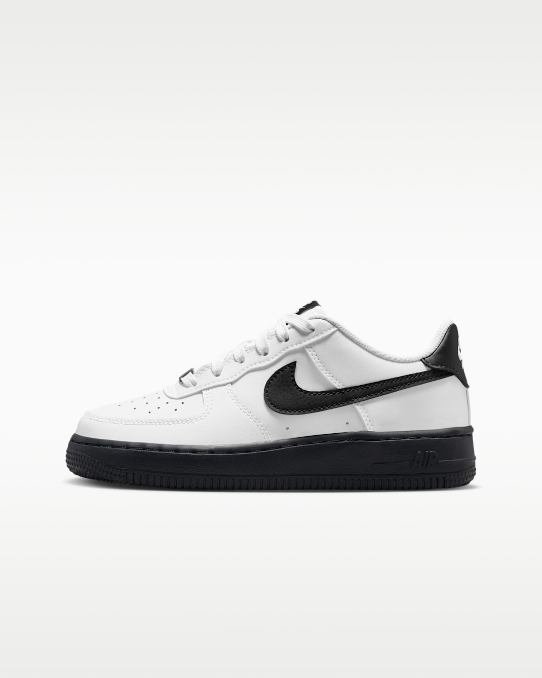 Chaussure Nike Air Force 1 pour ado - Blanc/Noir