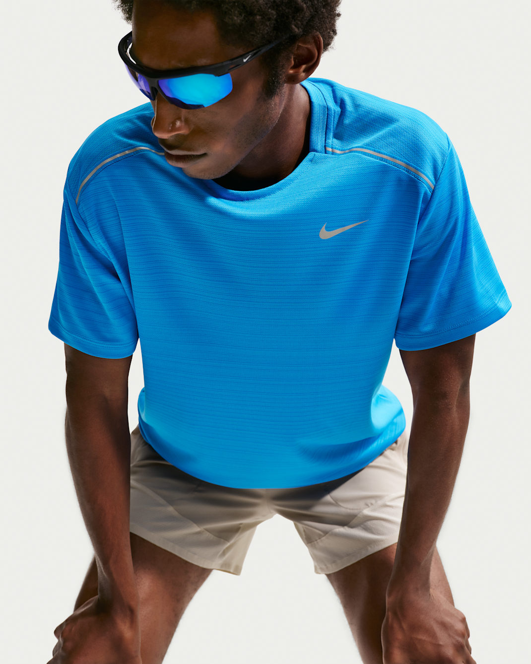 Nike Miler Men's Dri-FIT Short-Sleeve T-Shirt - Photo Blue