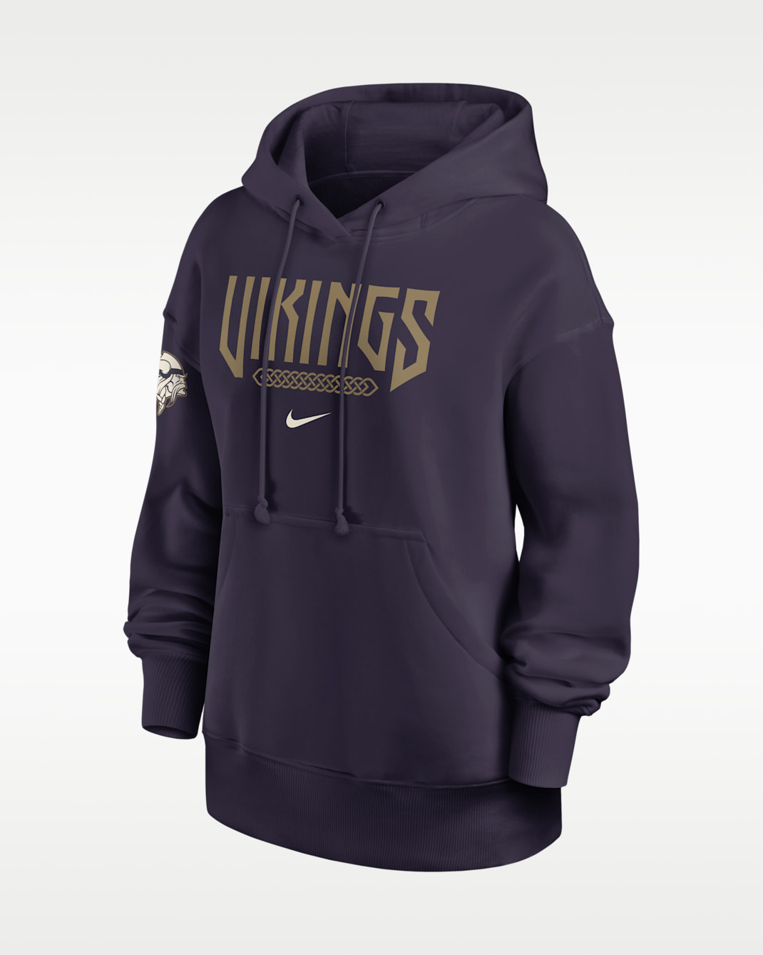 Minnesota Vikings Rivalries Collection Phoenix Women's Nike NFL Oversized Pullover Hoodie - Purple