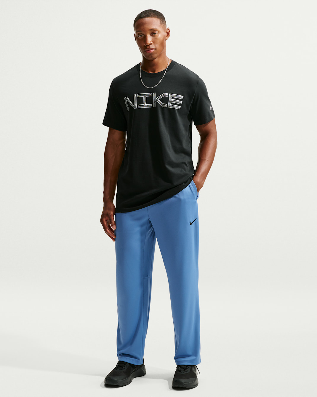 Pants Dri-FIT para hombre Nike Flex - Tormenta índigo/Negro