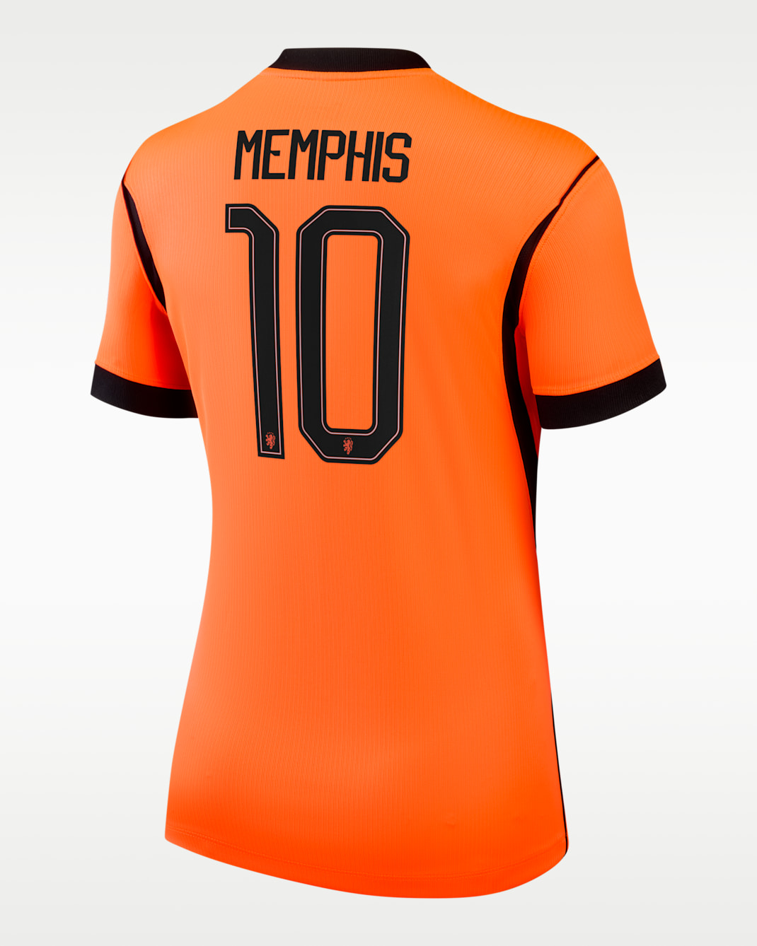 Memphis Depay Netherlands National Team 2026 Stadium Home Women's Nike Dri-FIT Soccer Jersey - Orange