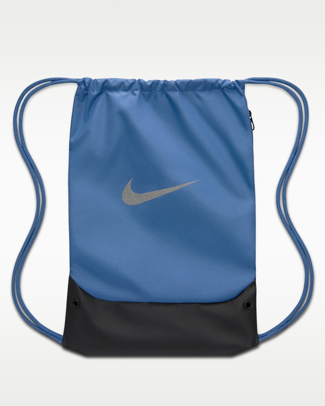 Väska Nike Brasilia (18 l) med dragsko - Indigo Storm/Svart/Reflect Silver