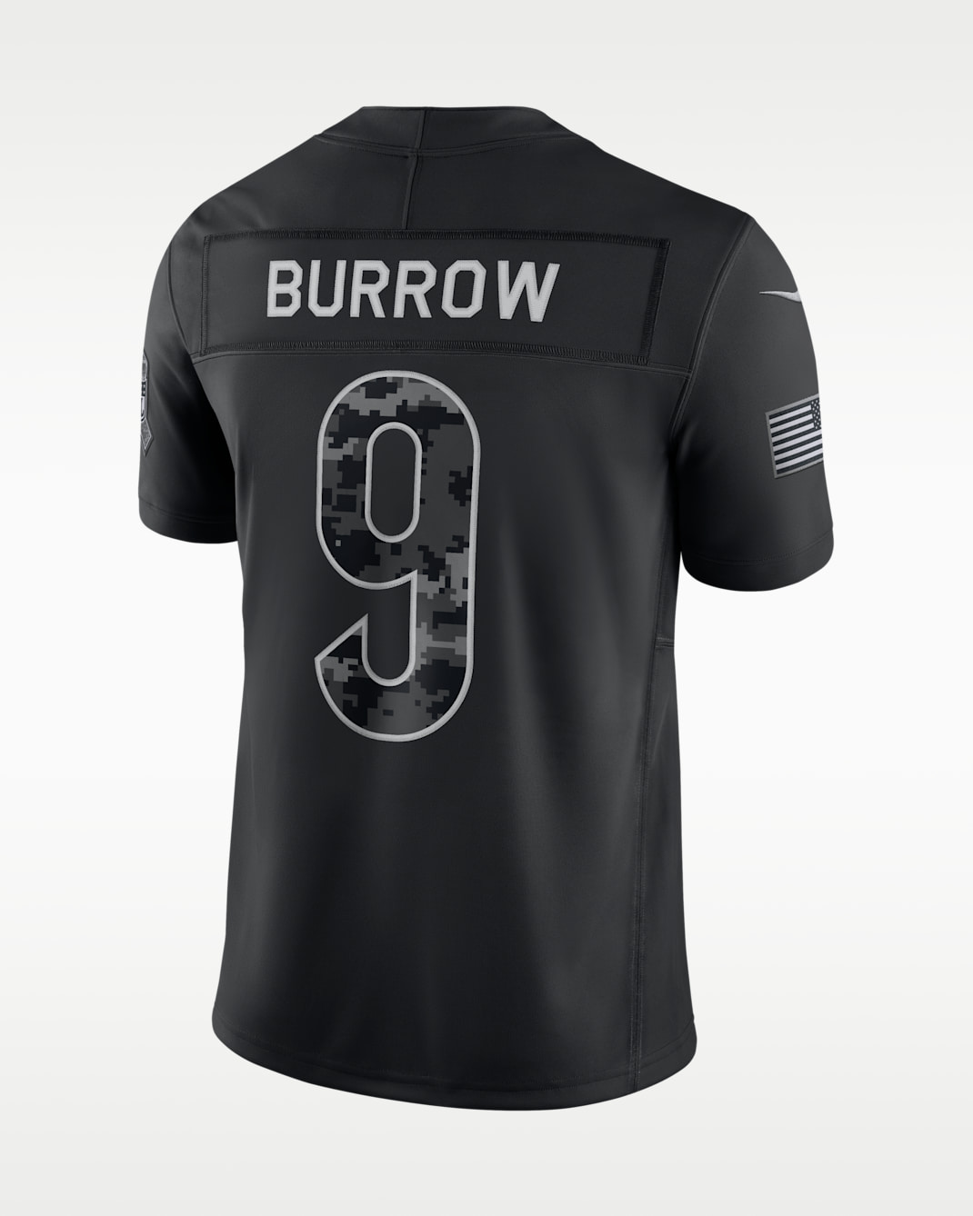 Joe Burrow Cincinnati Bengals Salute to Service Men's Nike Dri-FIT NFL Limited Jersey