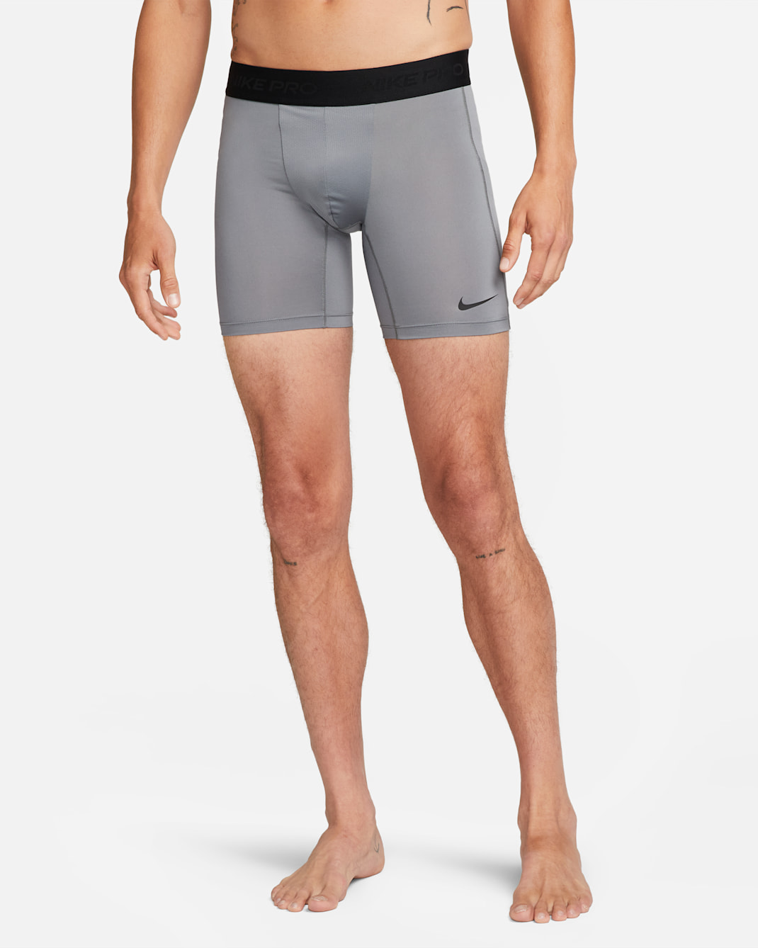 Nike Pro Men's Dri-FIT Fitness Shorts - Smoke Grey/Black