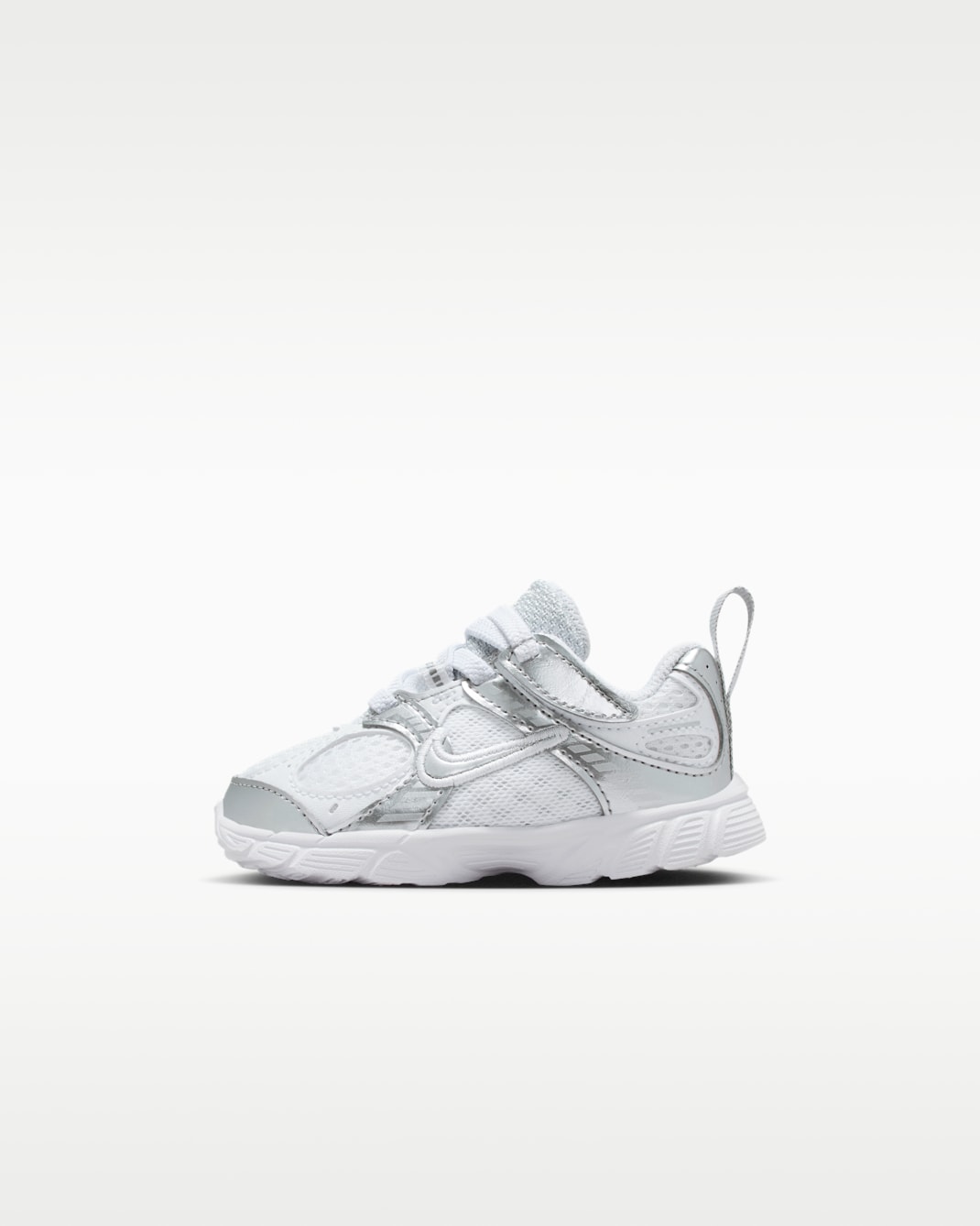 Nike V5 RNR Baby/Toddler Shoes - White/Pure Platinum/White/Metallic Silver