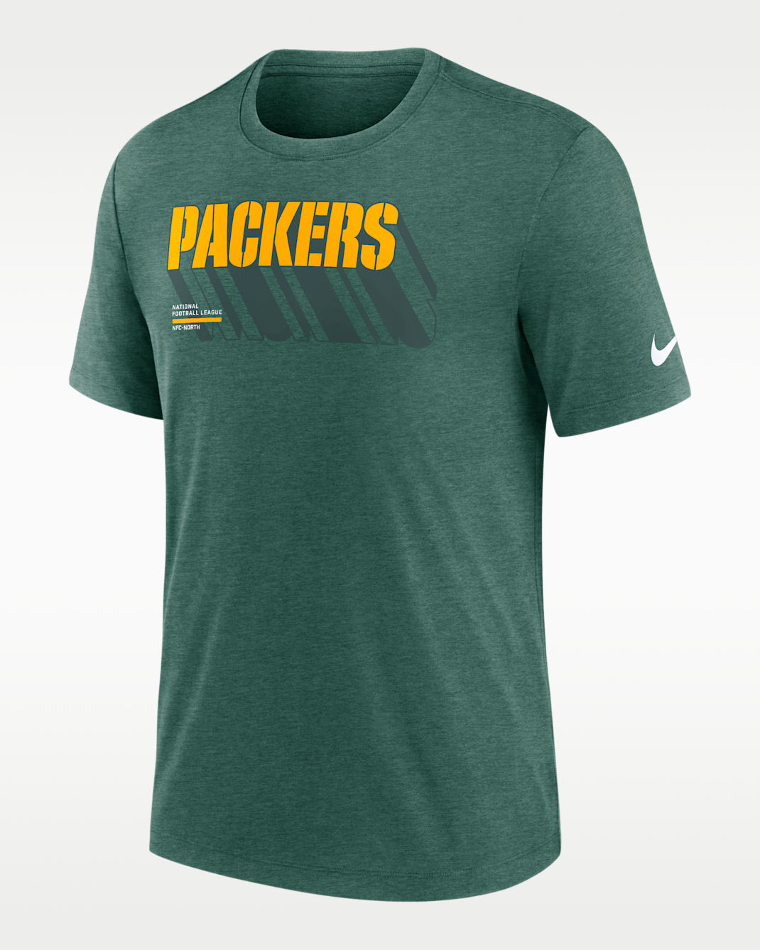 Green Bay Packers Long Pass Men's Nike NFL T-Shirt - Green Heather