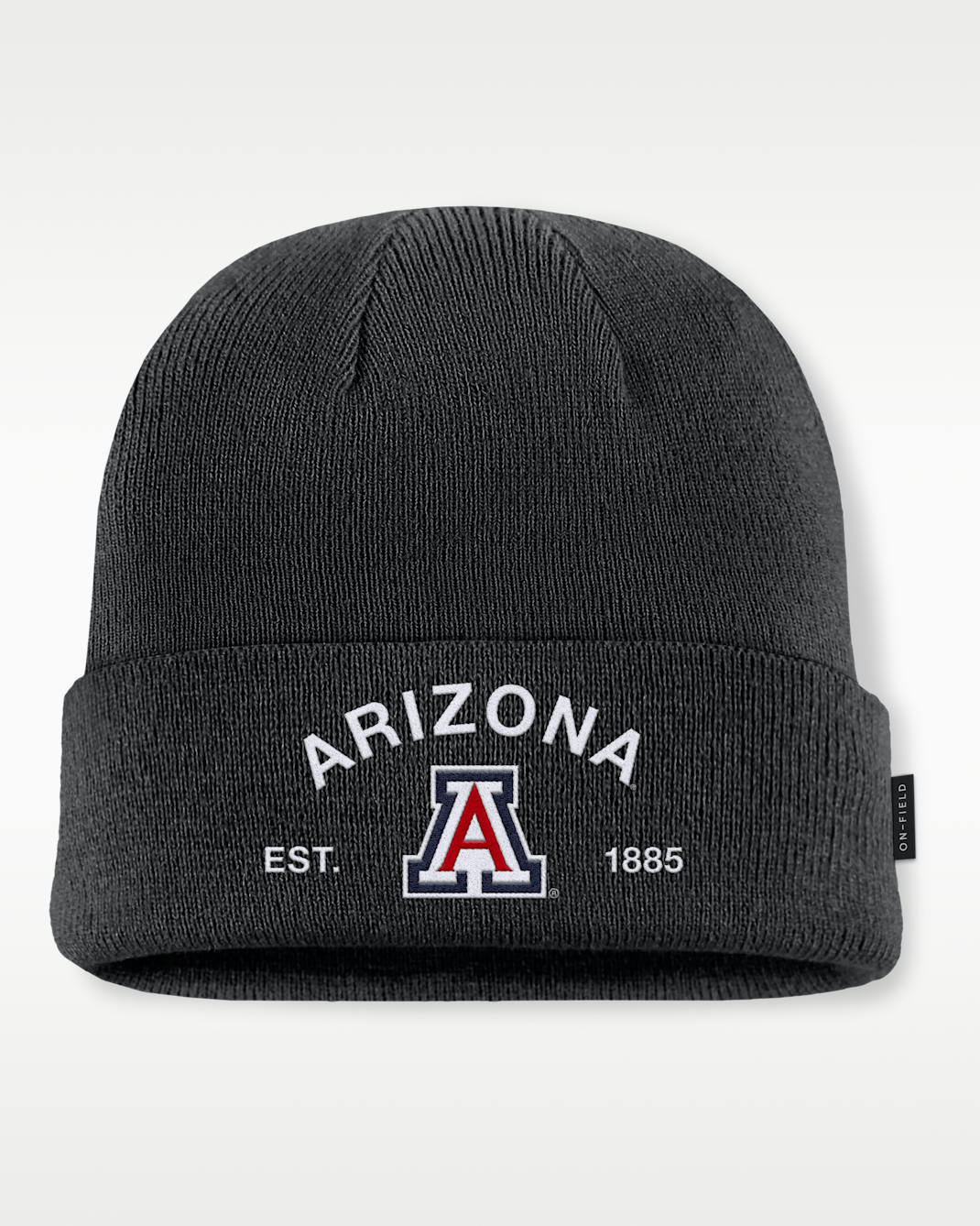 Arizona 2025 Military Appreciation Men's Nike College Cuffed Beanie - Black