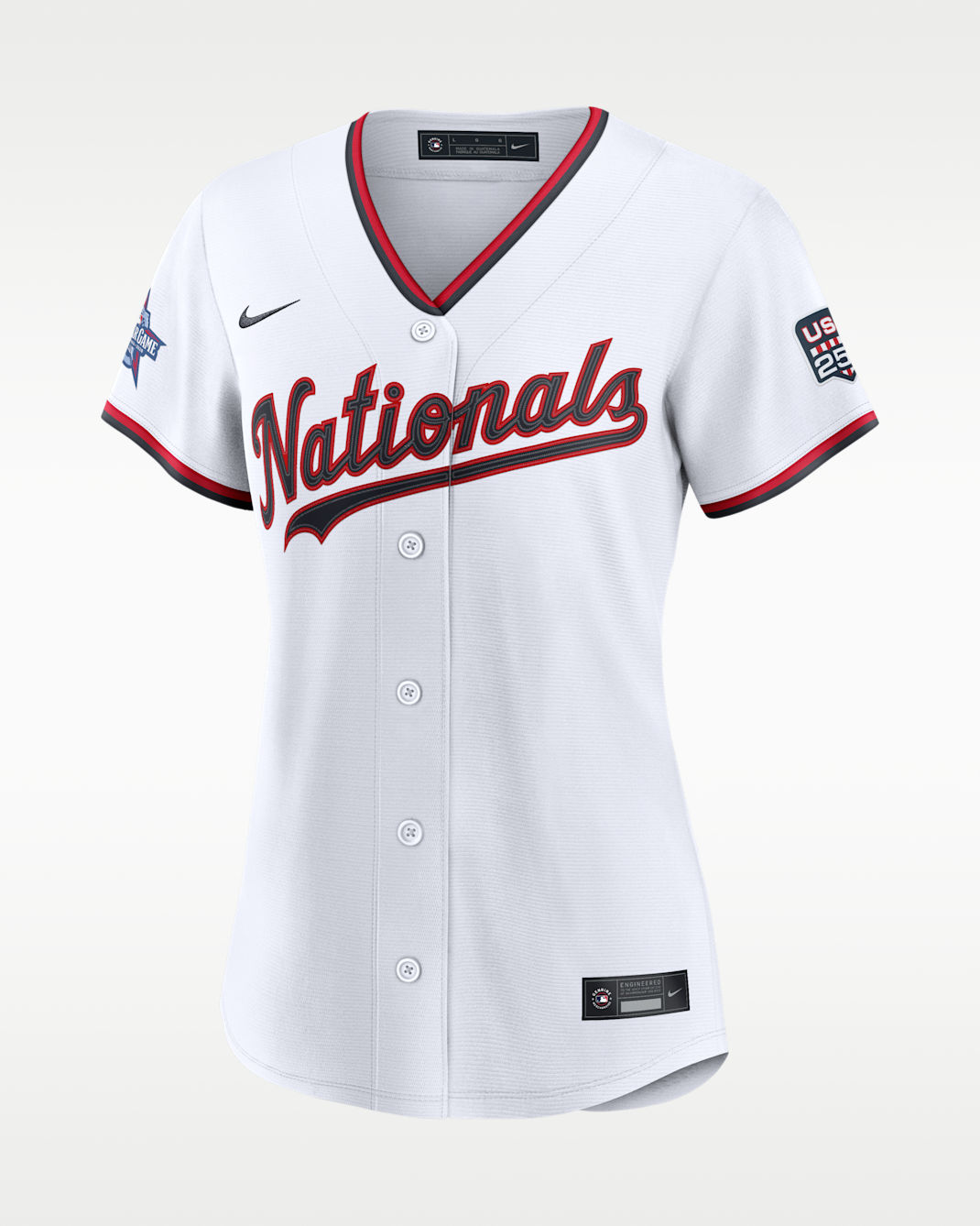 James Wood National League 2026 All-Star Game Women's Nike MLB Replica Jersey - White