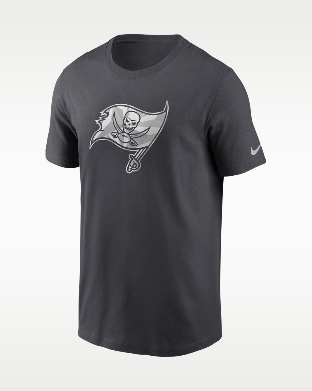 Tampa Bay Buccaneers Fractal Logo Men's Nike NFL T-Shirt - Anthracite