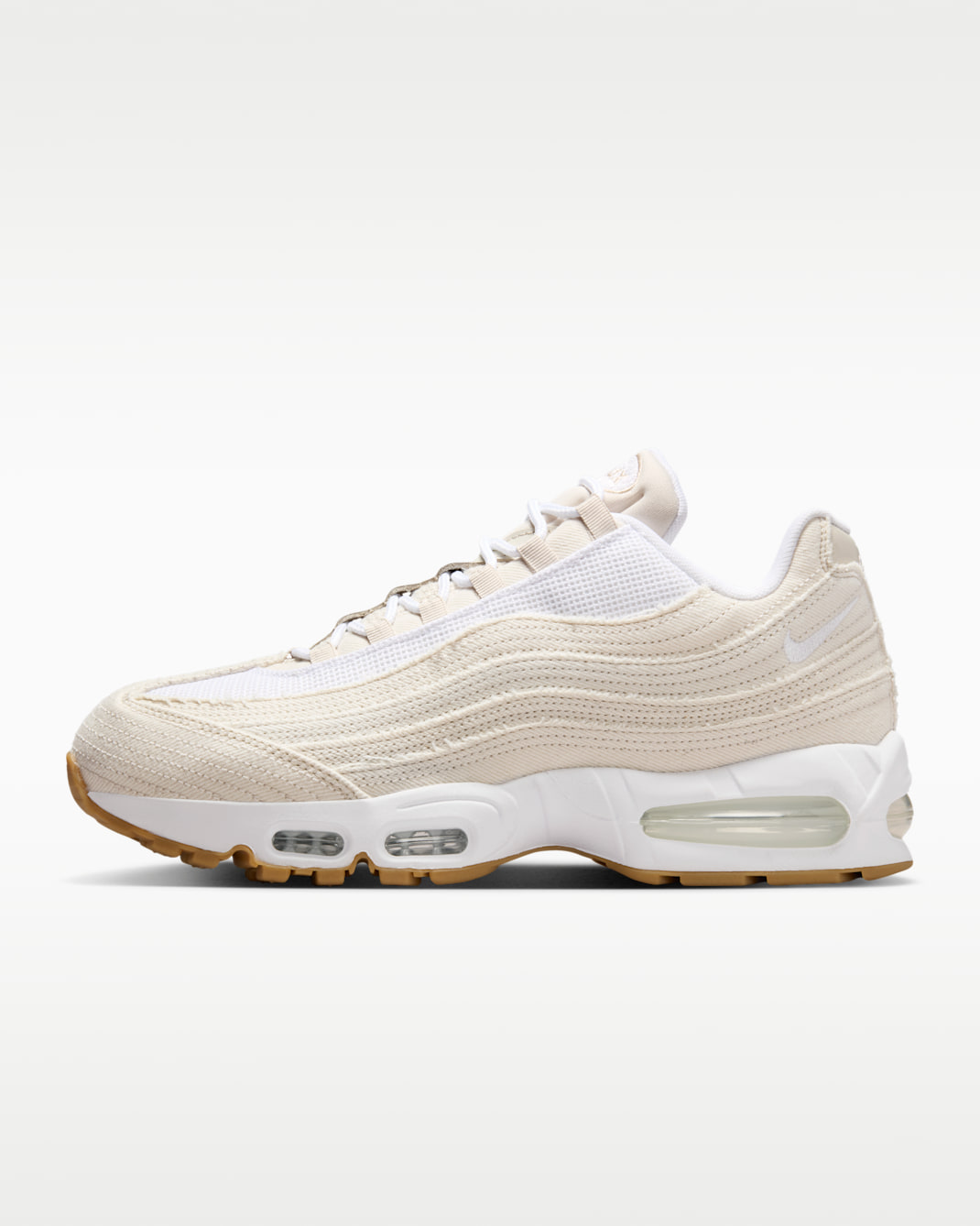 Nike Air Max 95 'Big Bubble' Men's Shoes - Light Orewood Brown/Gym Red/White