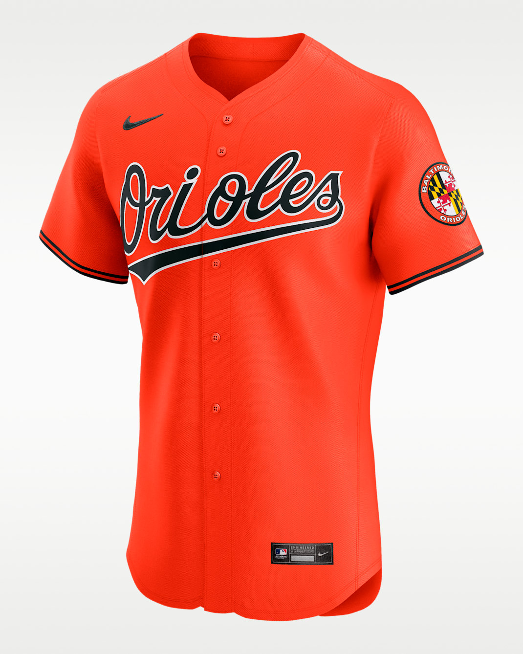 Jersey Nike Dri-FIT ADV de la MLB Elite para hombre Baltimore Orioles - Naranja