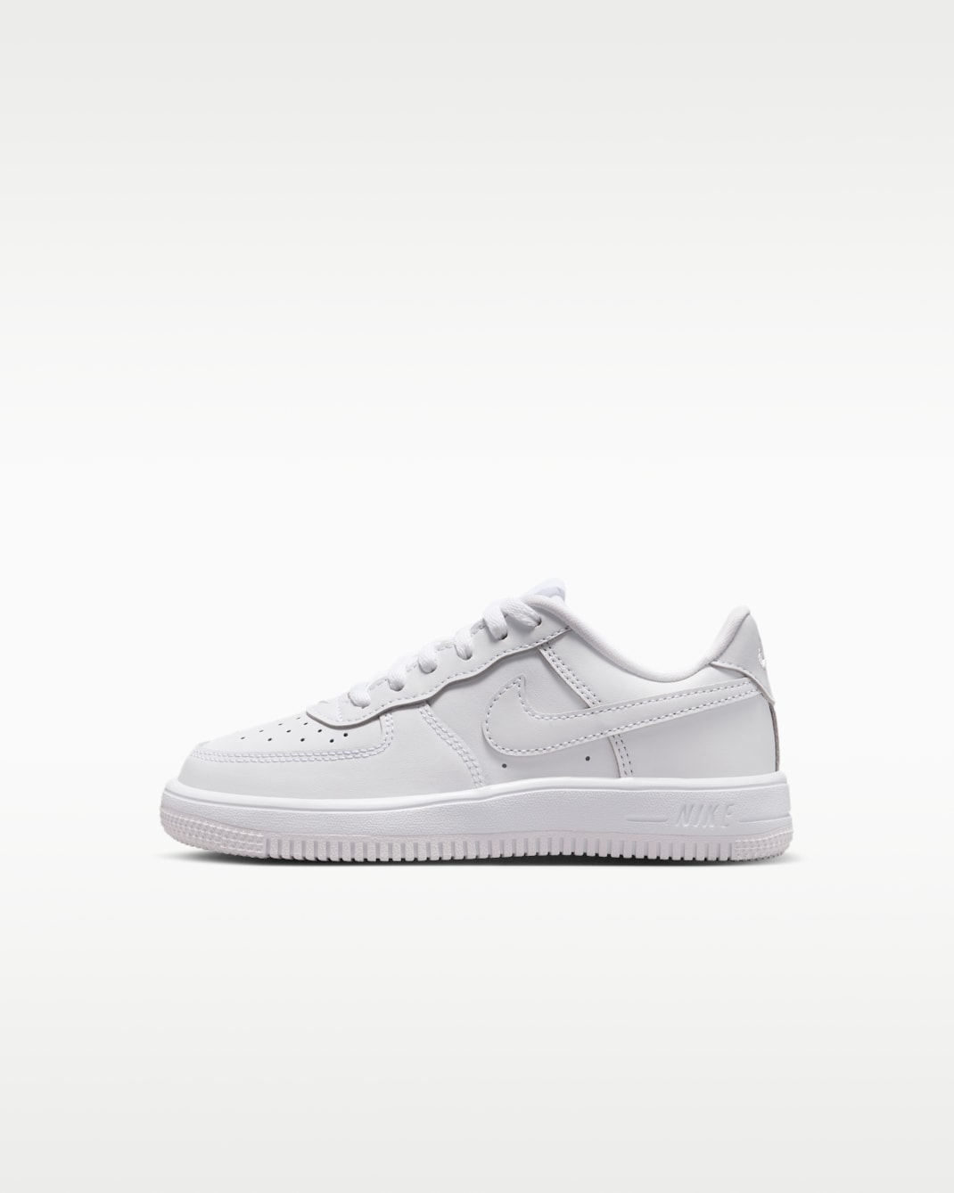 Nike Force 1 Low Little Kids' Shoes - White/White/White/White