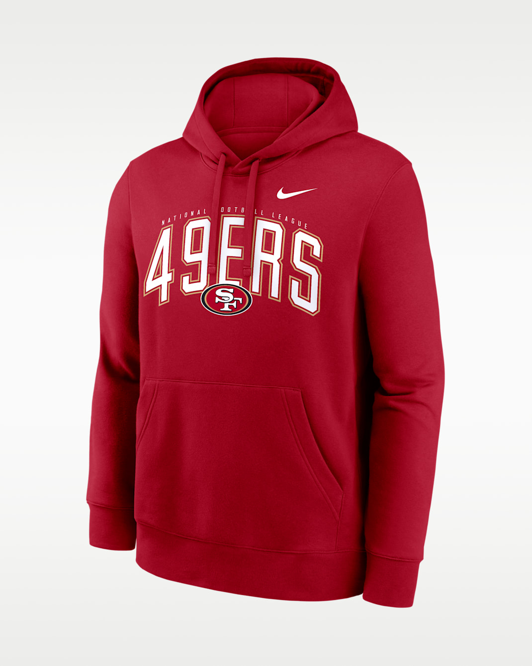 San Francisco 49ers Club Men's Nike NFL Pullover Hoodie - Red