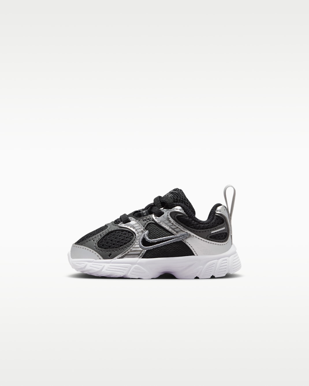Tenis para bebé e infantil Nike V5 RNR - Negro/Antracita/Gris humo/Negro