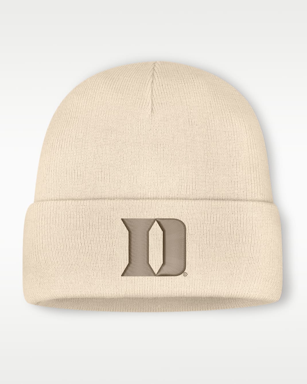 Gorro con dobladillo universitario Nike para hombre Duke - Natural