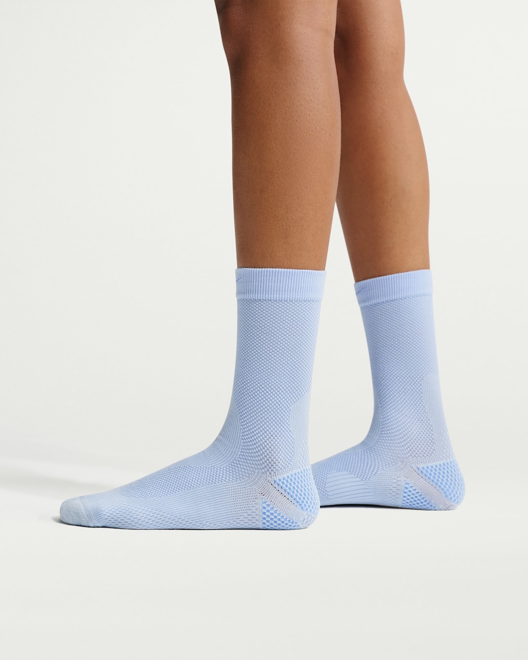 Nike Run Lightweight Running Crew Socks (1 Pair) - Hydrogen Blue/Royal Pulse/Pure Platinum/Royal Pulse