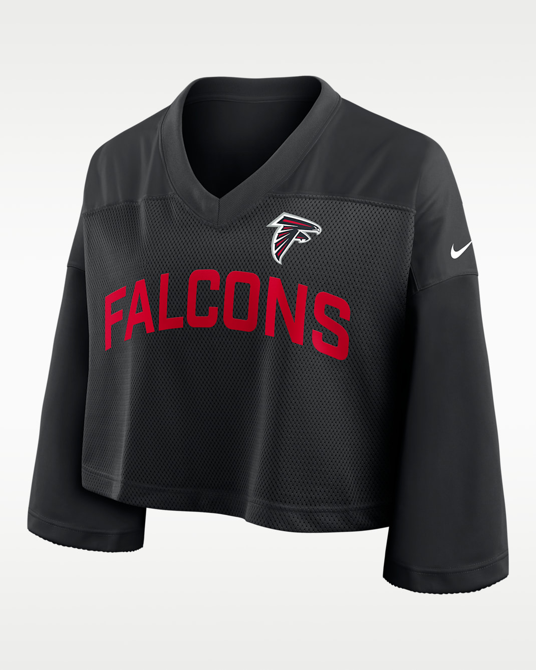 Atlanta Falcons Wide Receiver Jersey Fashion Women's Nike Dri-FIT NFL Cropped Top - Black