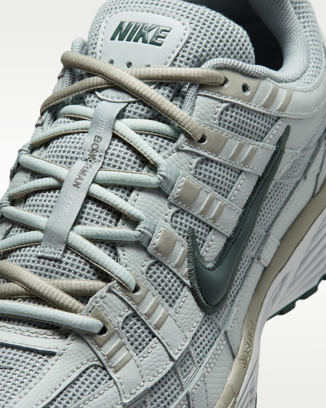 Nike P-6000 Men's Shoes - Light Pumice/Light Silver/Spruce Fog/Camo Green