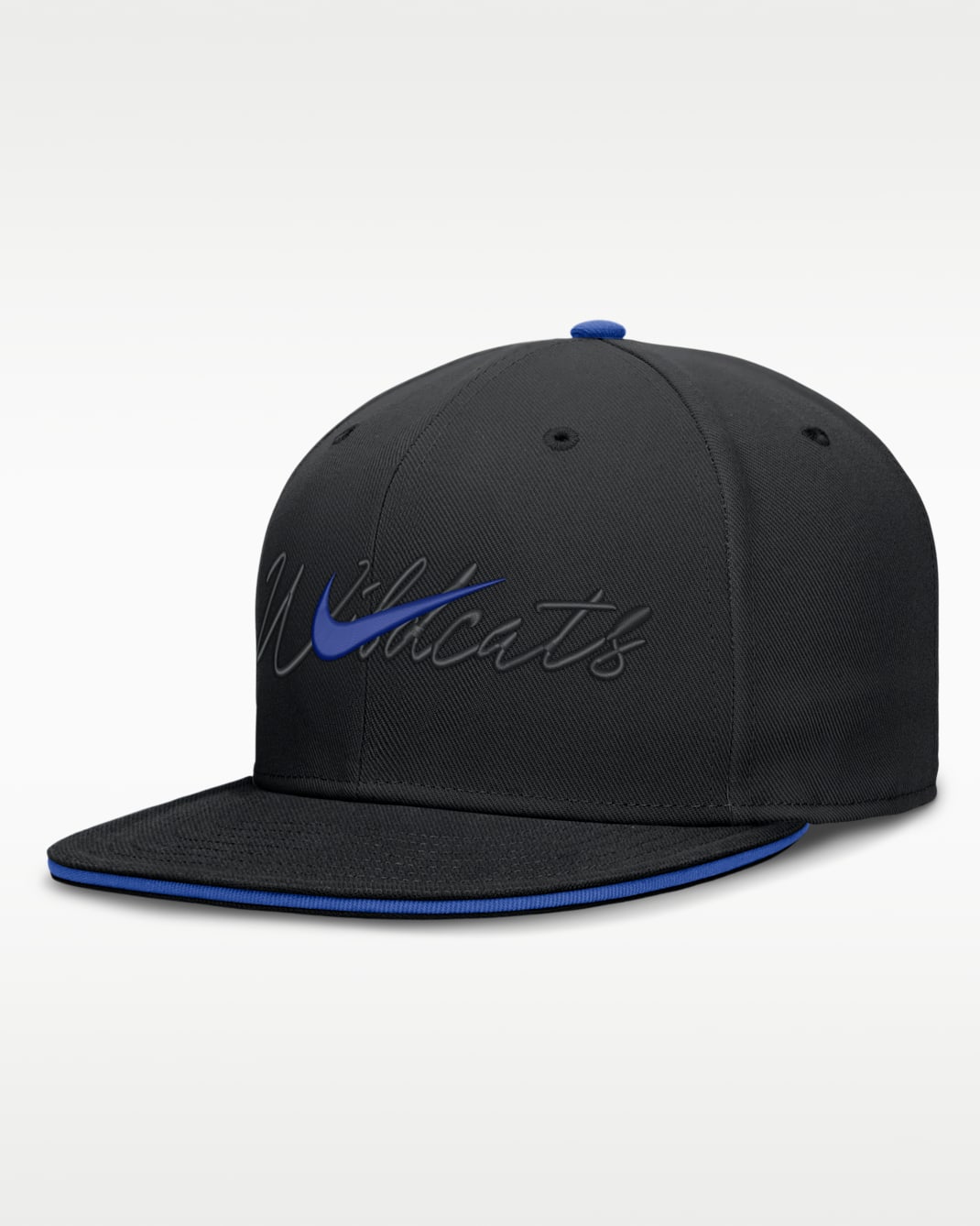 Gorra universitaria Nike Dri-FIT ajustada para hombre Kentucky Pro - Negro