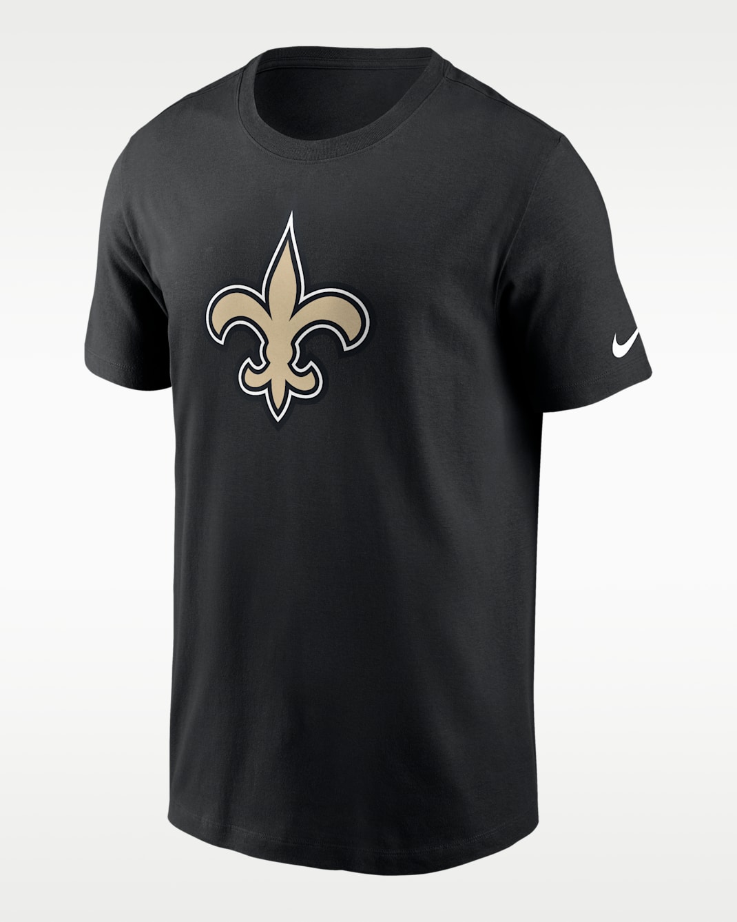 Playera Nike de la NFL para hombre New Orleans Saints Logo Essential - Negro