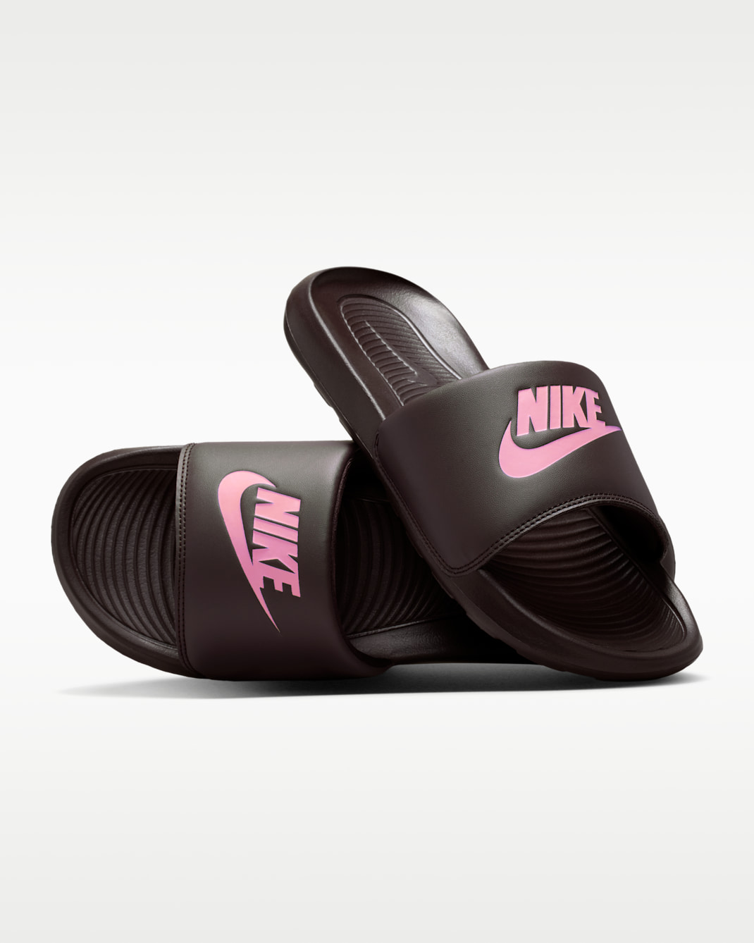 รองเท้าแตะผู้หญิง Nike Victori One - Burgundy Ash/Light Magenta