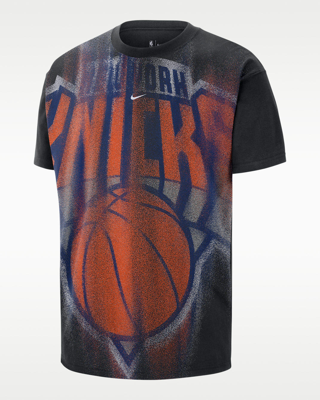 New York Knicks Men's Basketball T-Shirt - Black