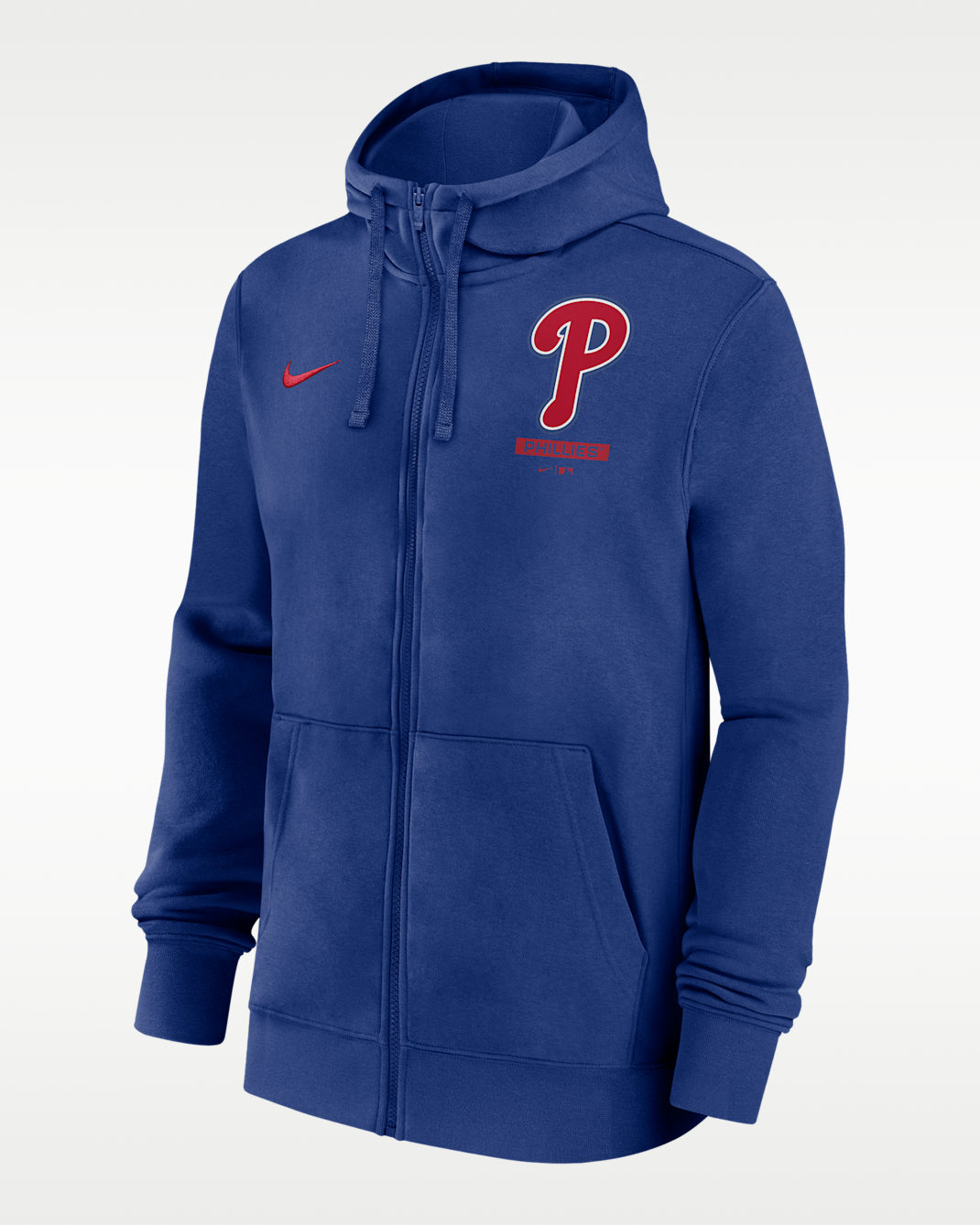 Philadelphia Phillies Lockup Men's Nike MLB Full-Zip Hoodie - Royal
