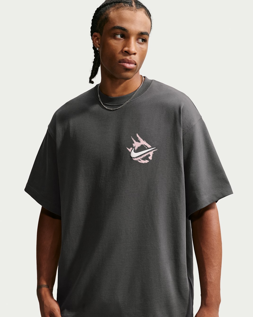 Nike Solo Swoosh Men's T-Shirt - Anthracite