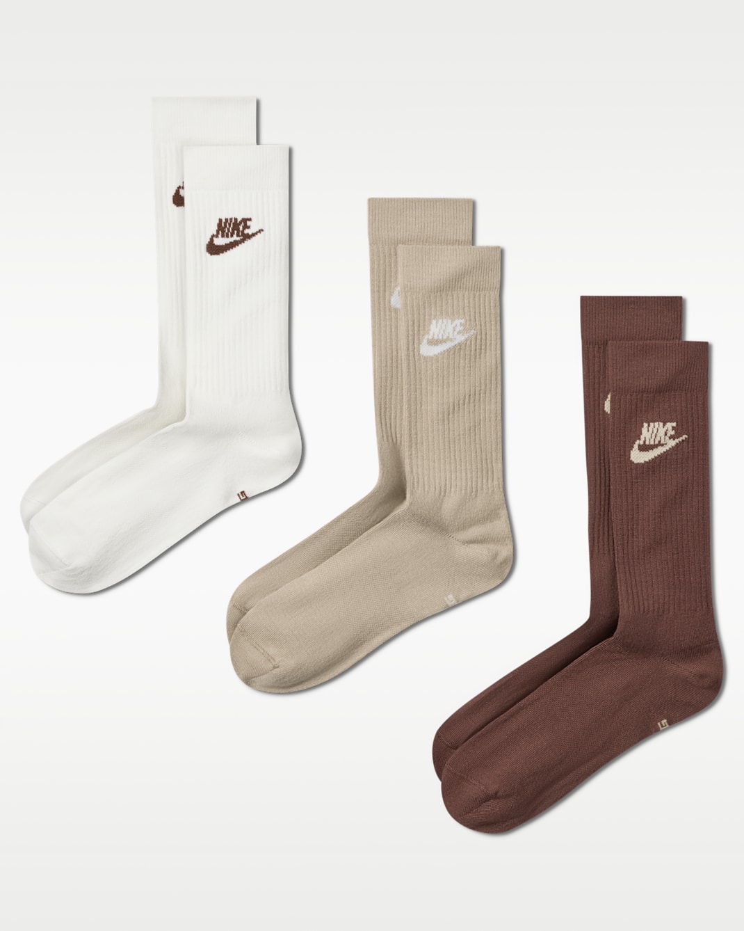 Nike Sportswear Everyday Essential Crew Socks (3 Pairs) - Multi-Colour
