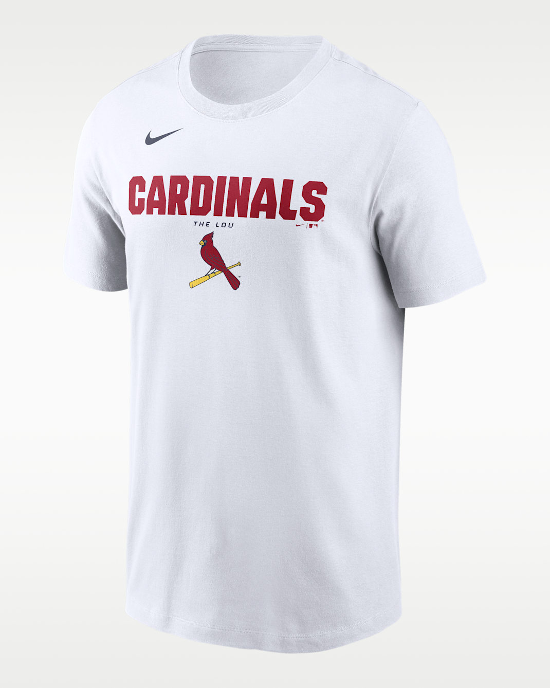 St. Louis Cardinals Bold Team Name Men's Nike MLB T-Shirt - White