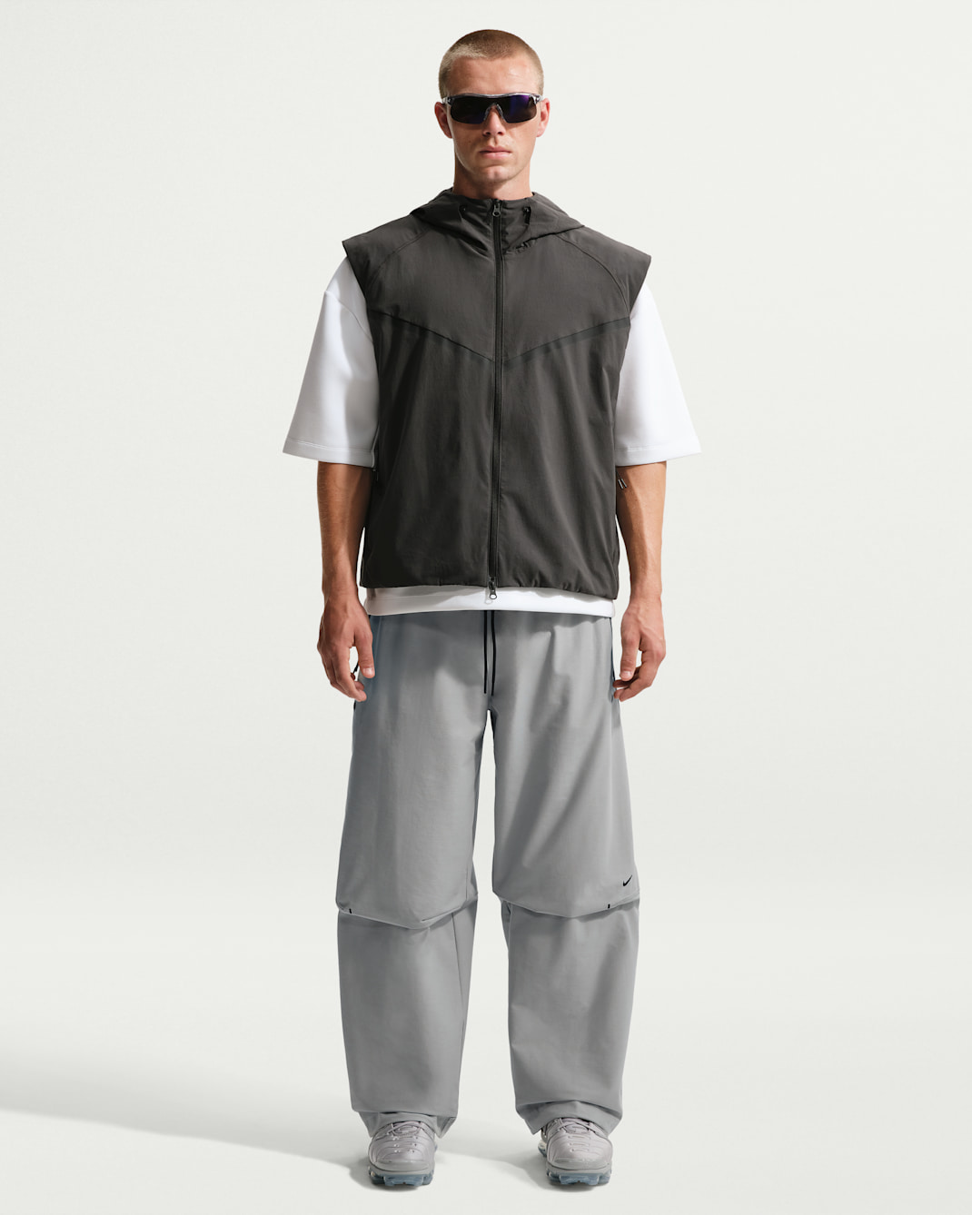 Pantalon homme en maille Shori Dri-FIT Nike Tech pour homme - Light Pumice/Noir