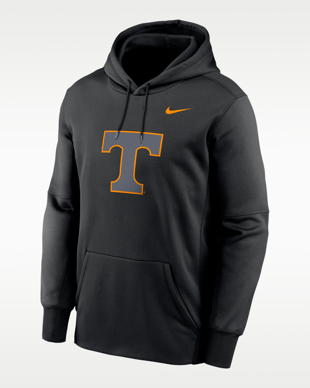 Tennessee Volunteers Performance Color Pop Logo Men's Nike Therma College Pullover Hoodie - Black