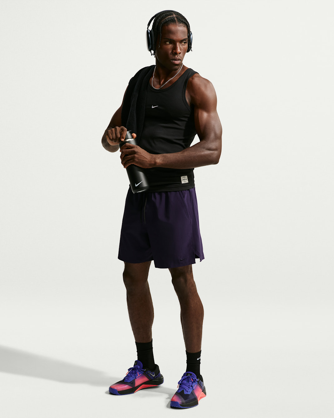 Nike Unlimited Men's Dri-FIT 7" Unlined Versatile Shorts - Purple Dynasty/Black/Purple Dynasty