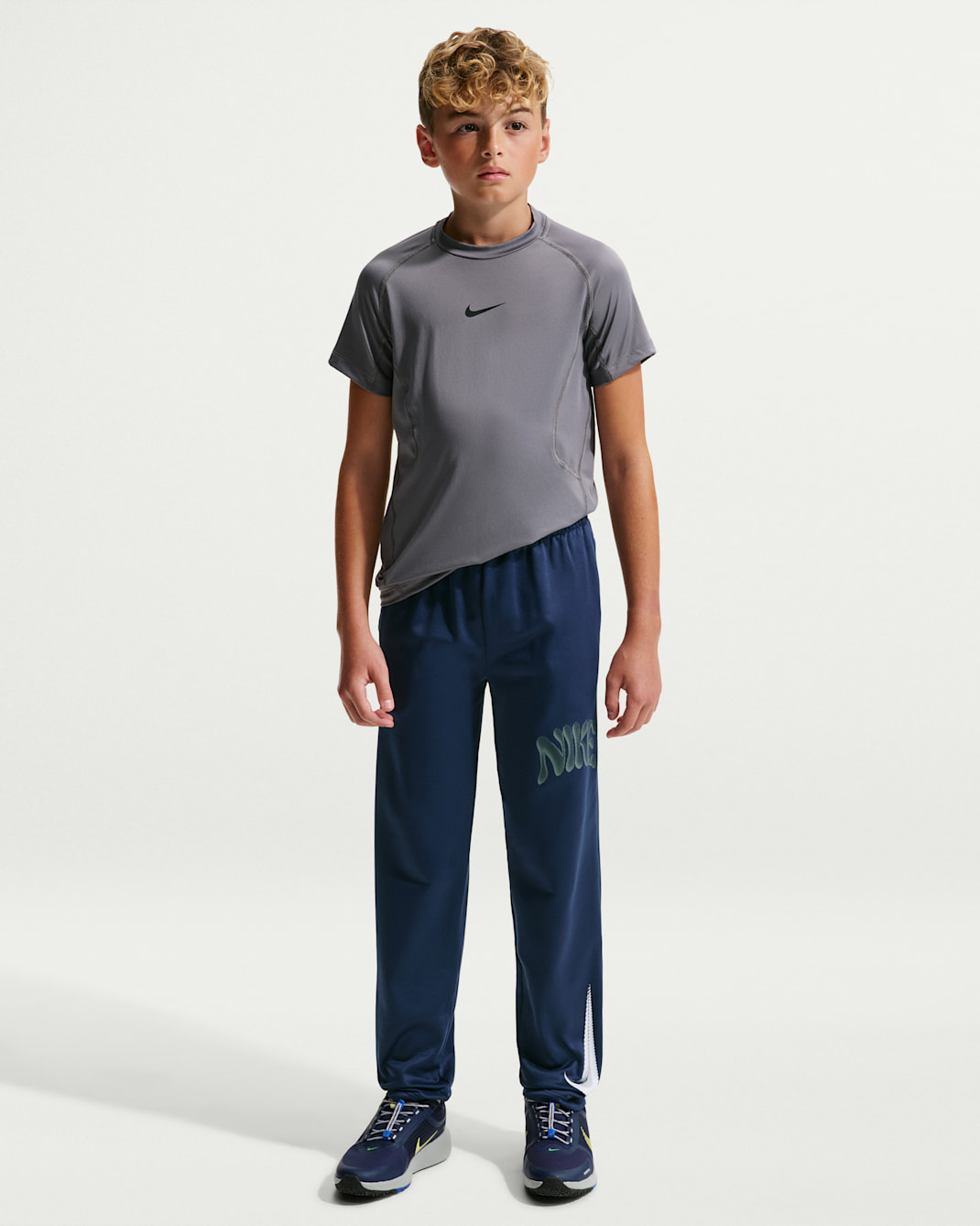 Nike Trophy Big Kids' Therma-FIT Fleece Pants - Midnight Navy