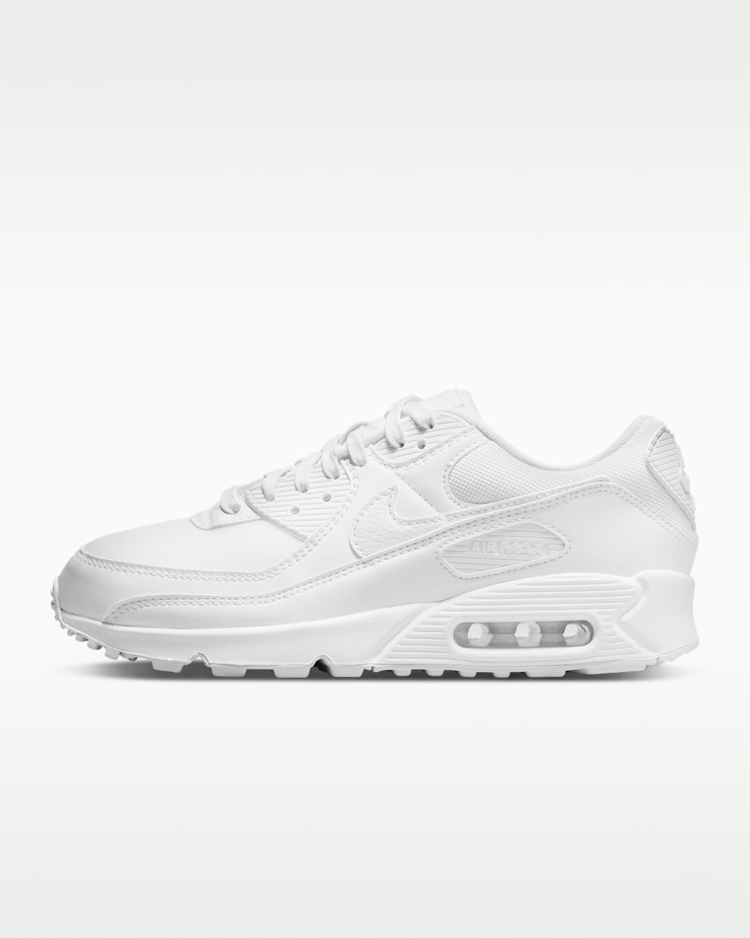 Tenis para mujer Nike Air Max 90 - Blanco/Blanco/Blanco