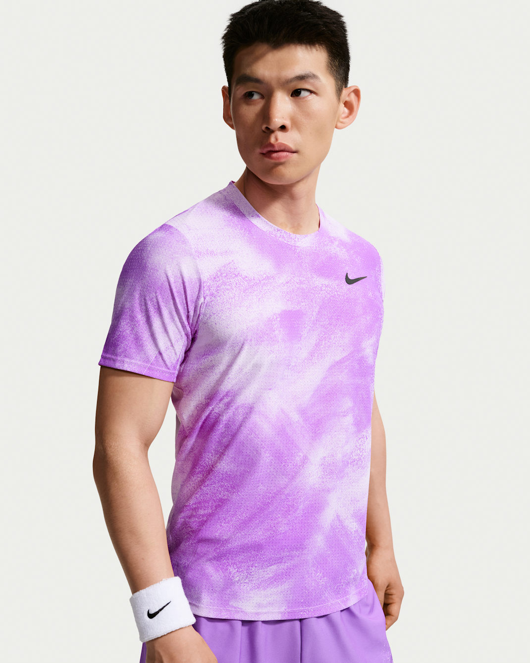 ナイキコート スラム メンズ Dri-FIT ADV テニストップ - バイオレットミスト/ブライトバイオレット/ブラック