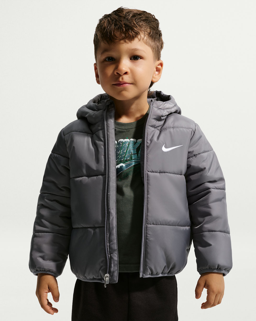 Nike Essentials Toddler Heavyweight Puffer Jacket - Smoke Grey