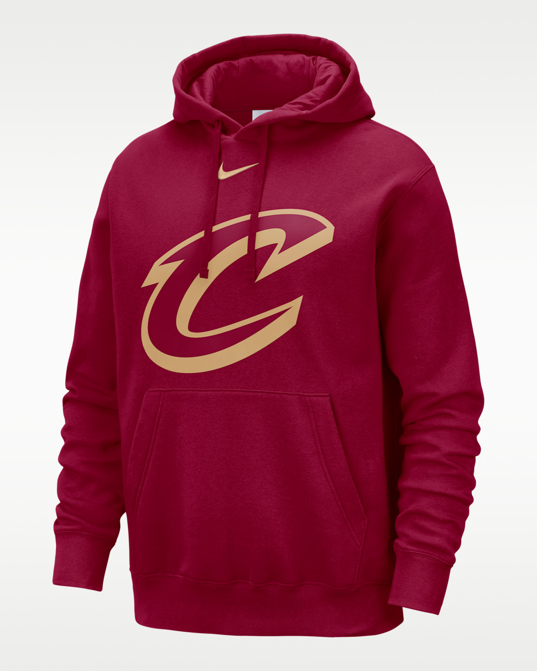 Cleveland Cavaliers Club Men's Nike NBA Pullover Hoodie - Team Red/Club Gold