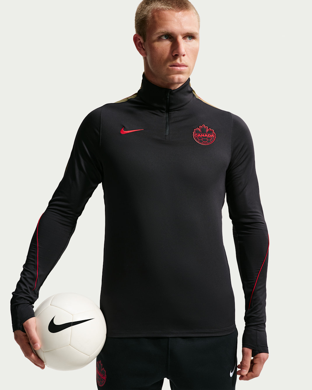 Canada Authentic Strike Nike Long-Sleeve Top - Black
